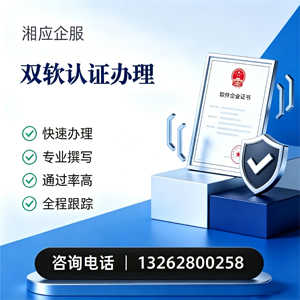 凉山双软认证申报服务