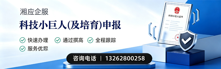 凉山科技小巨人及培育企业申报服务