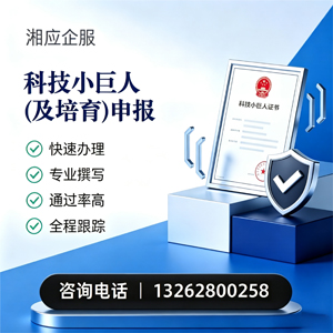 凉山科技小巨人及培育企业申报服务